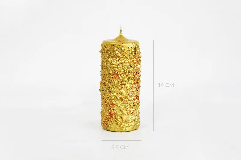 Velón Artesanal de Navidad y Año Nuevo – Ritual del Solsticio de Invierno · Prosperidad y Renovación